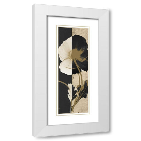 Iceland Poppy White Modern Wood Framed Art Print with Double Matting by Koetsier, Albert