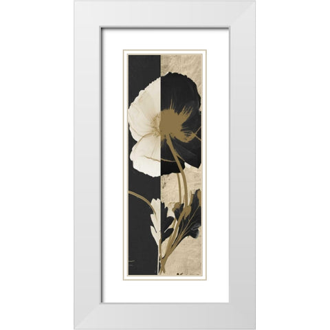 Iceland Poppy White Modern Wood Framed Art Print with Double Matting by Koetsier, Albert