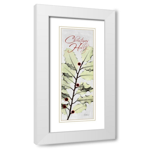 Christmas Calla Lily White Modern Wood Framed Art Print with Double Matting by Koetsier, Albert