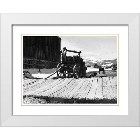 The Bodi Kid White Modern Wood Framed Art Print with Double Matting by Koetsier, Albert