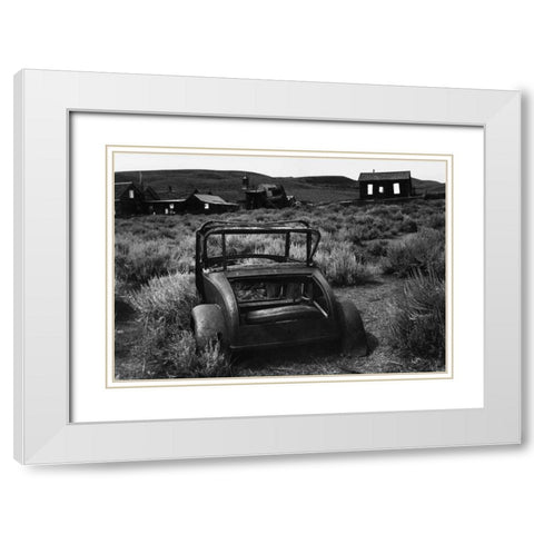 Bodi Car Trunk White Modern Wood Framed Art Print with Double Matting by Koetsier, Albert