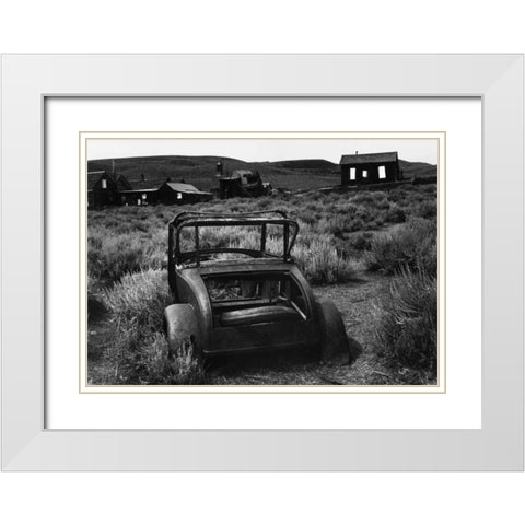 Bodi Car Trunk White Modern Wood Framed Art Print with Double Matting by Koetsier, Albert