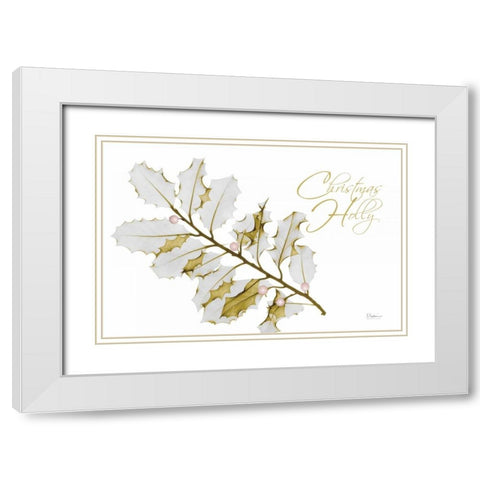 New Holly A L297 White Modern Wood Framed Art Print with Double Matting by Koetsier, Albert