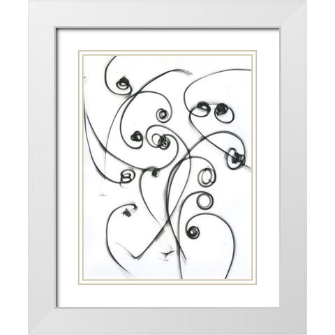 Clausewitch Center Of Gravity White Modern Wood Framed Art Print with Double Matting by Koetsier, Albert