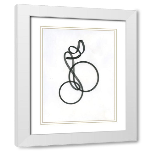 The Concept Of Self White Modern Wood Framed Art Print with Double Matting by Koetsier, Albert