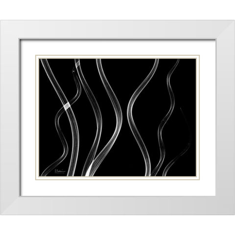 Endless Reach White Modern Wood Framed Art Print with Double Matting by Koetsier, Albert