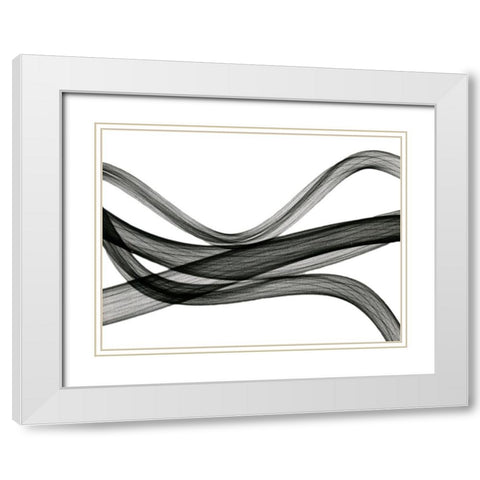 Tentacle Life White Modern Wood Framed Art Print with Double Matting by Koetsier, Albert