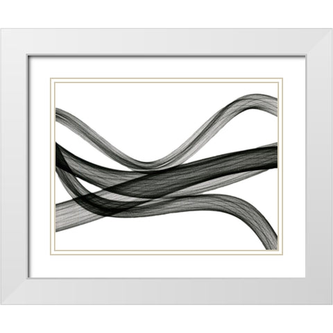 Tentacle Life White Modern Wood Framed Art Print with Double Matting by Koetsier, Albert