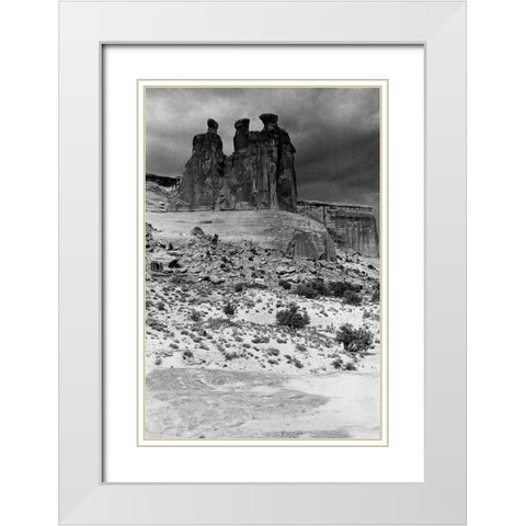 Majestic Beings 2 White Modern Wood Framed Art Print with Double Matting by Koetsier, Albert