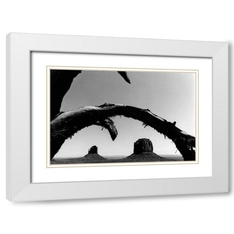 Reaching Over White Modern Wood Framed Art Print with Double Matting by Koetsier, Albert