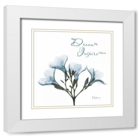 Oleander Dream  White Modern Wood Framed Art Print with Double Matting by Koetsier, Albert