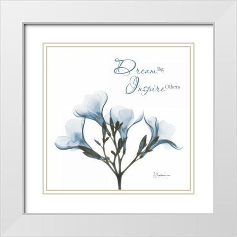 Oleander Dream  White Modern Wood Framed Art Print with Double Matting by Koetsier, Albert