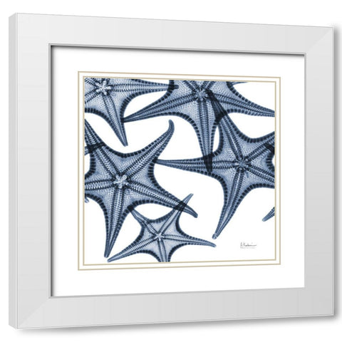 Starfish Trip 4 White Modern Wood Framed Art Print with Double Matting by Koetsier, Albert