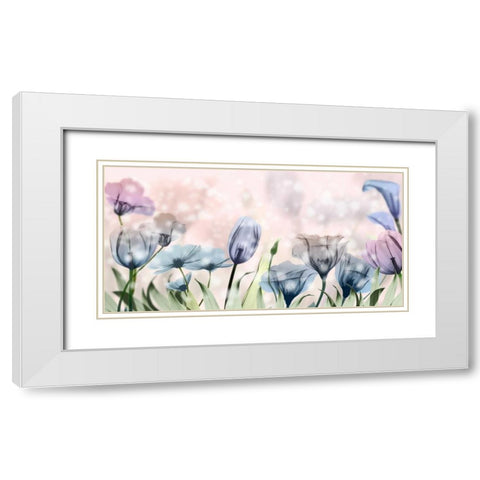 Garden Of Wonders 1 White Modern Wood Framed Art Print with Double Matting by Koetsier, Albert