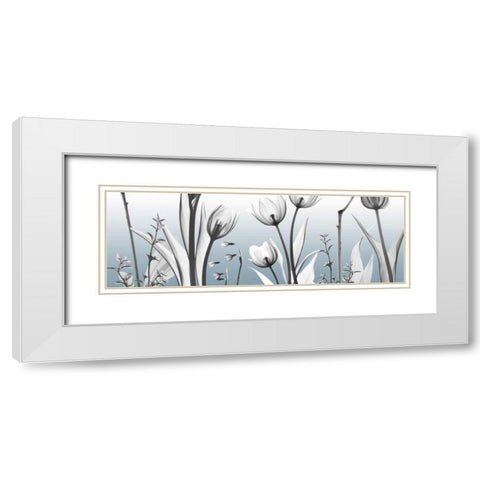 Heavenly Botanicals White Modern Wood Framed Art Print with Double Matting by Koetsier, Albert