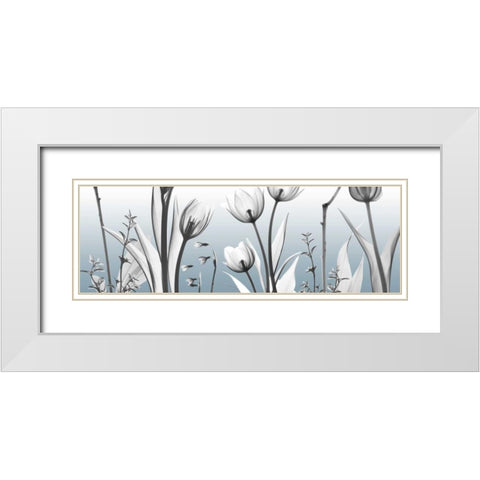 Heavenly Botanicals White Modern Wood Framed Art Print with Double Matting by Koetsier, Albert