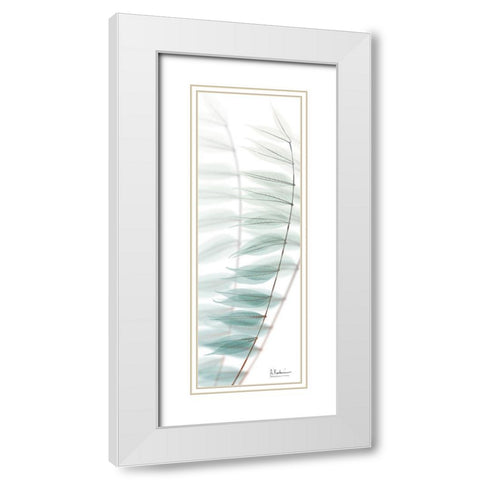 Faint Sprout 2 White Modern Wood Framed Art Print with Double Matting by Koetsier, Albert