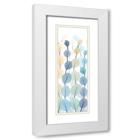 Lanterns On White 1 White Modern Wood Framed Art Print with Double Matting by Koetsier, Albert