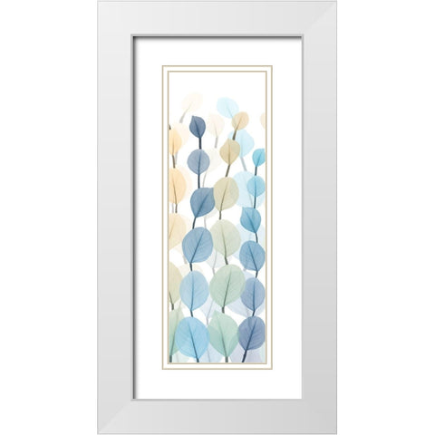 Lanterns On White 1 White Modern Wood Framed Art Print with Double Matting by Koetsier, Albert