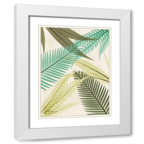 Mesozoic Travels 3 White Modern Wood Framed Art Print with Double Matting by Koetsier, Albert