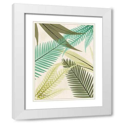 Mesozoic Timewarp 3 White Modern Wood Framed Art Print with Double Matting by Koetsier, Albert