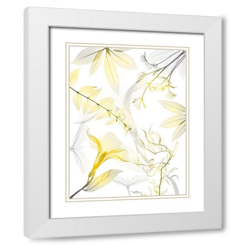 Reaching Brightness 1 White Modern Wood Framed Art Print with Double Matting by Koetsier, Albert