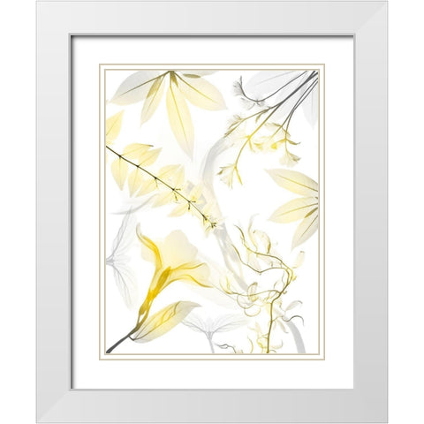 Reaching Brightness 1 White Modern Wood Framed Art Print with Double Matting by Koetsier, Albert