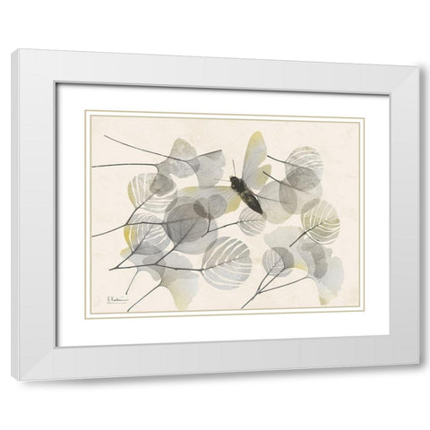 Sunny Flight 2 White Modern Wood Framed Art Print with Double Matting by Koetsier, Albert