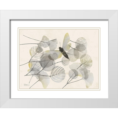 Sunny Flight 2 White Modern Wood Framed Art Print with Double Matting by Koetsier, Albert