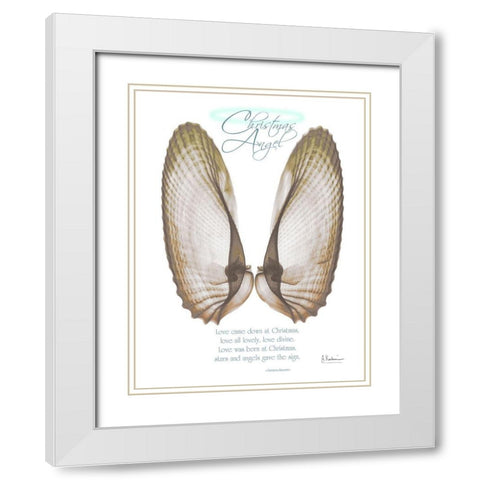 Christmas Morning Wings White Modern Wood Framed Art Print with Double Matting by Koetsier, Albert