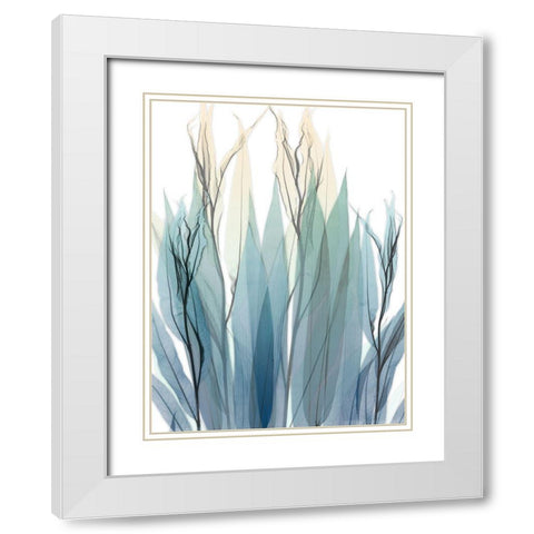 High Degree White Modern Wood Framed Art Print with Double Matting by Koetsier, Albert