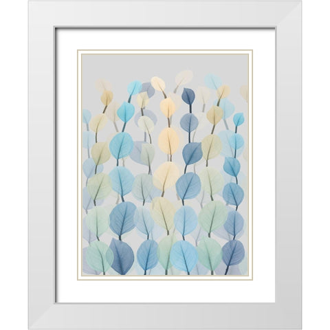 Lantern Forest 4 White Modern Wood Framed Art Print with Double Matting by Koetsier, Albert