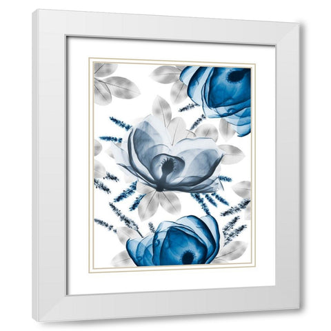 Invigorating Beauty 1 White Modern Wood Framed Art Print with Double Matting by Koetsier, Albert