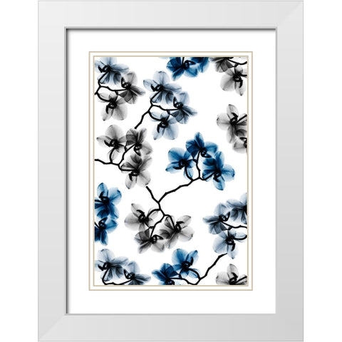 Peeking Foliage 5 White Modern Wood Framed Art Print with Double Matting by Koetsier, Albert