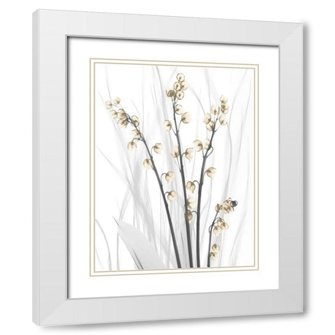 Delightful Oasis 4 White Modern Wood Framed Art Print with Double Matting by Koetsier, Albert