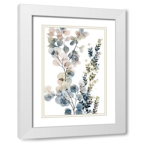 Vibrant Bouquet 1 White Modern Wood Framed Art Print with Double Matting by Koetsier, Albert