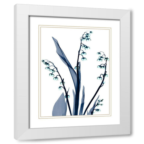 Midnight Oasis 1 White Modern Wood Framed Art Print with Double Matting by Koetsier, Albert