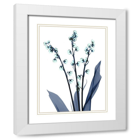 Midnight Oasis 2 White Modern Wood Framed Art Print with Double Matting by Koetsier, Albert