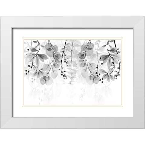 Repressed View White Modern Wood Framed Art Print with Double Matting by Koetsier, Albert