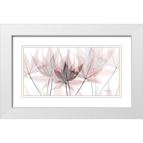 Plentiful Bouquet White Modern Wood Framed Art Print with Double Matting by Koetsier, Albert