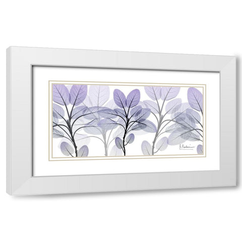 Phenomenal Blooms 1 White Modern Wood Framed Art Print with Double Matting by Koetsier, Albert