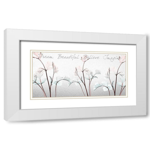 Neutral Passion White Modern Wood Framed Art Print with Double Matting by Koetsier, Albert