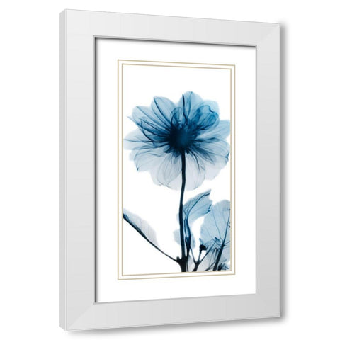 Sapphire Glam 2 White Modern Wood Framed Art Print with Double Matting by Koetsier, Albert