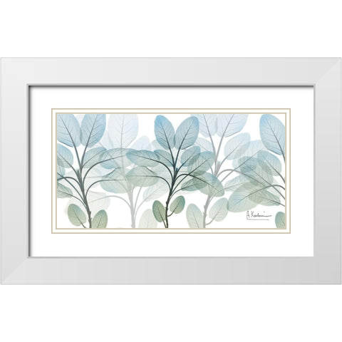 Resilient Blooms 1 White Modern Wood Framed Art Print with Double Matting by Koetsier, Albert