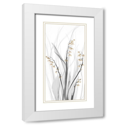 Delightful Oasis 1 White Modern Wood Framed Art Print with Double Matting by Koetsier, Albert