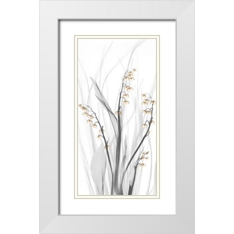 Delightful Oasis 1 White Modern Wood Framed Art Print with Double Matting by Koetsier, Albert