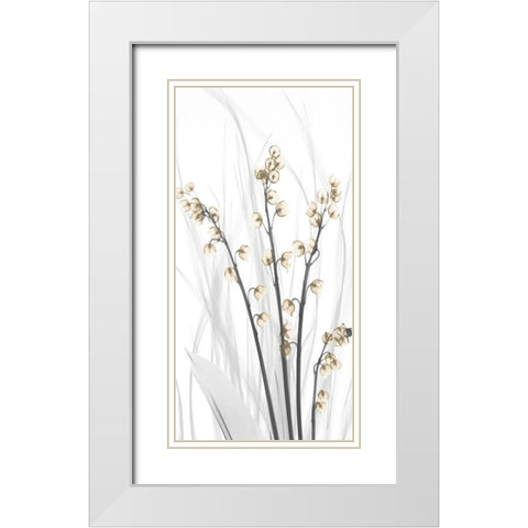 Delightful Oasis 2 White Modern Wood Framed Art Print with Double Matting by Koetsier, Albert