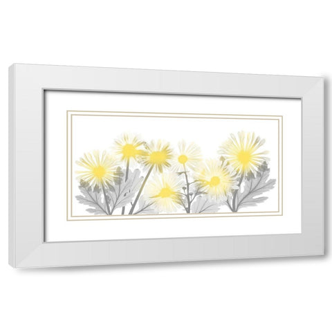 Illuminated Brilliance 1 White Modern Wood Framed Art Print with Double Matting by Koetsier, Albert