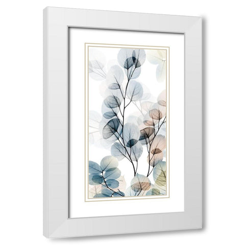 Skyward Reach 1 White Modern Wood Framed Art Print with Double Matting by Koetsier, Albert