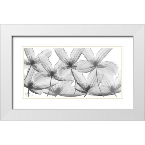 Established Continuation White Modern Wood Framed Art Print with Double Matting by Koetsier, Albert